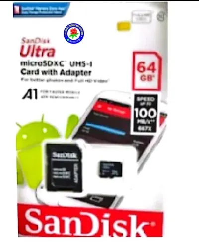 Ultra Microsdxc Uhs-I Card Premium Edition 64 Gb Memory Card With Adapter