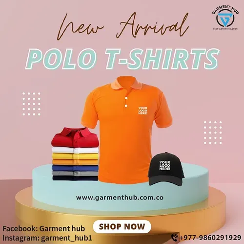 Polo Tshirt, Tshirts and Caps Logo Print