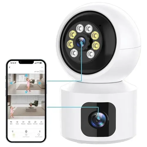 4MP Duals Lens Wireless Wi-Fi Smart CCTV Camera