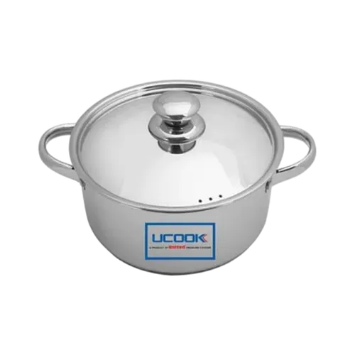 United Lifetime Stainless Steel Casserole With Lid 220mm