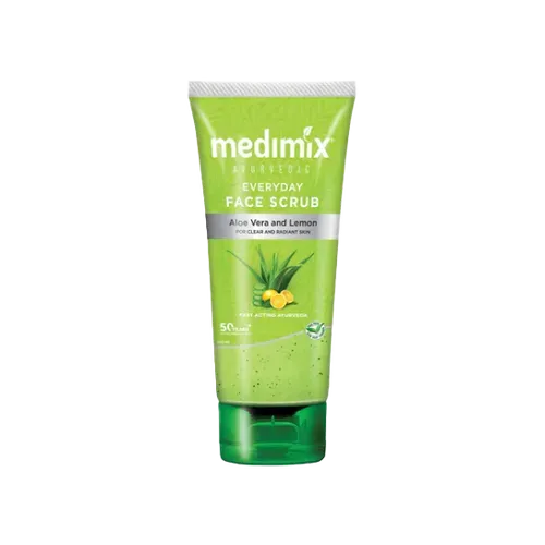 Medimix Ayurvedic Everyday Face Scrub with Aloe Vera and Lemon | 100 ML