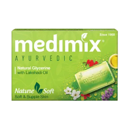 Medimix Natural Glycerine with Lakshadi Oil Soap | 125gm