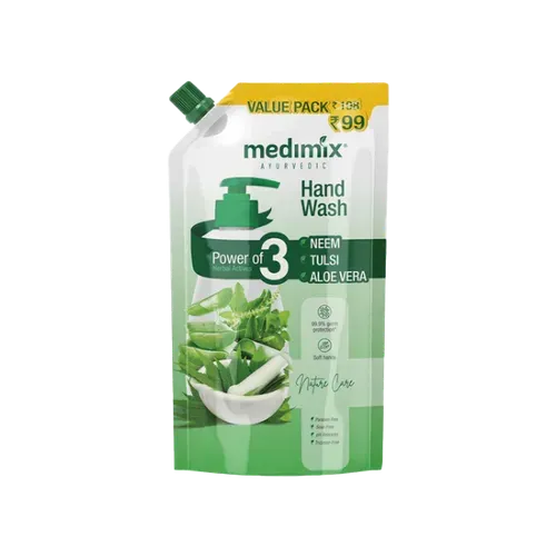 Medimix Ayurvedic Nature Care Hand Wash with Neem Turmeric Aloe Vera | 675 ML