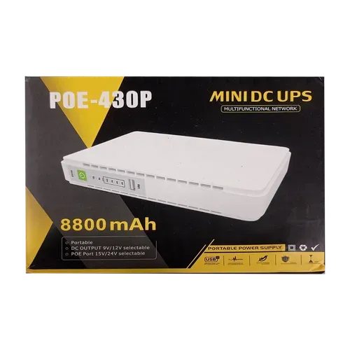 POE-430P Mini DC UPS 8800mAh