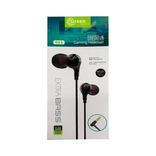 Green Stereo Gaming Headphone/ G11