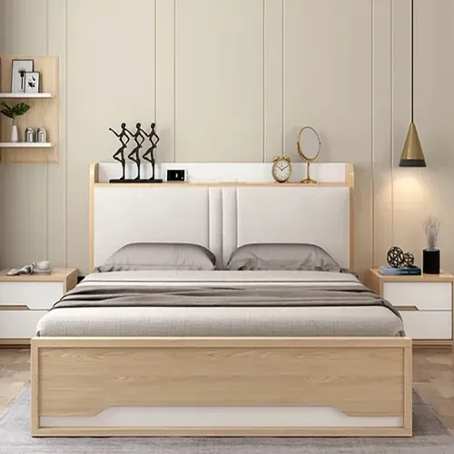 Box Design Double Size Bed