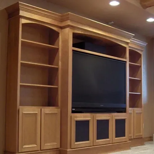 Wooden TV Closet with Multiple Storage Drawer