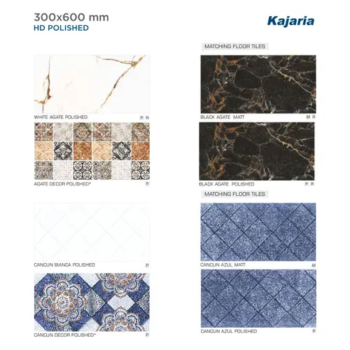 Kajaria HD Polished Wall Tiles 300x600mm
