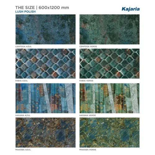 Kajaria Glazed Vitrified Lush Polish Floor Tiles 600x1200mm