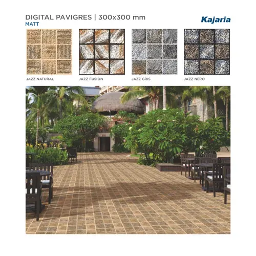 Kajaria Heavy Duty Vitri Digital Pavigrec Tiles  300x300mm