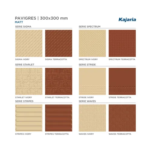 Kajaria Heavy Duty Pavigres Tiles 300x300mm