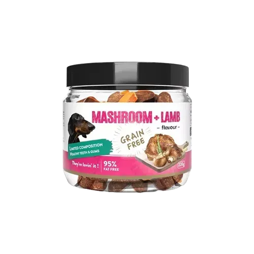 DOG Snacks Training Bite Mushroom + Lamb Flavor 200g