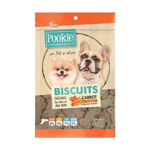 Pookie Biscuits Carrot Flavour