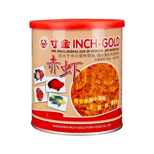 Inch-Gold Red Shrimp for Tropical Small Fish Food