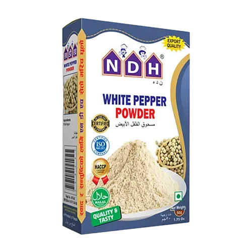 NDH White Pepper Powder 50gram Pack