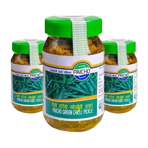 Paicho Green Chilly Pickle 250gram