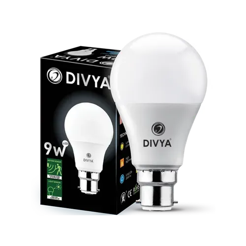 Divya Light Sensor light Bulb 9watt