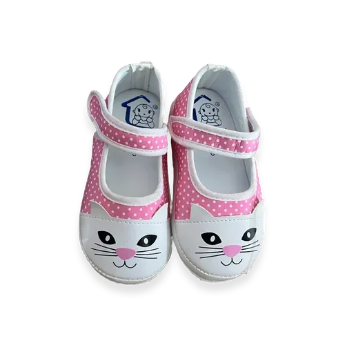 Baby Girl Cute Cat Print Shoes