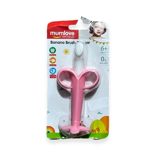 Silicone Banana Shaped Toothbrush for Baby