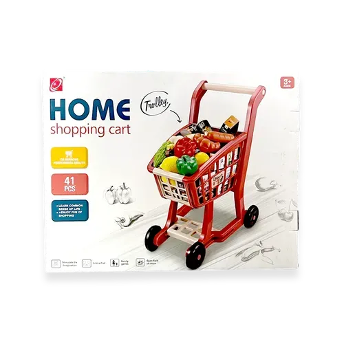 Shopping Cart Fruit & Vegetables Pretend To Play Children Kids
