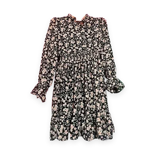 Multicolor Round Neck Floral Printed Dress for Women