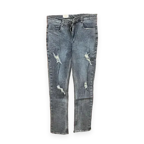Slim Fit Washed Men Denim Jeans with Grunch