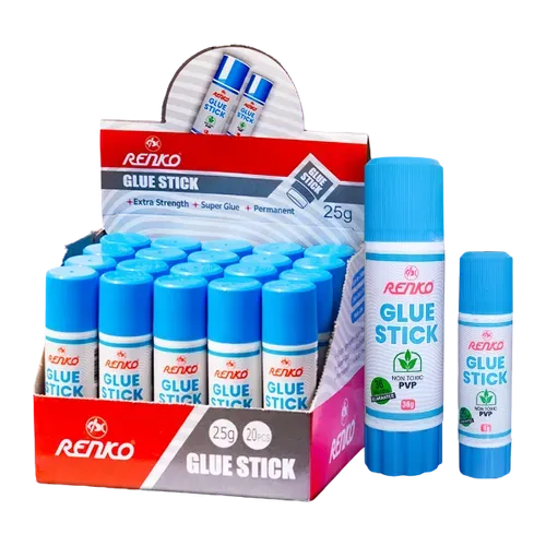 Renko Glue Stick 25g/3g- Set of 20 Pcs