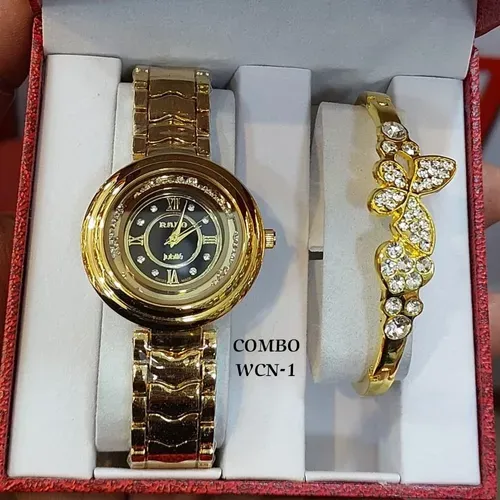 Rado Watch & Bracelet Combo Set for Women