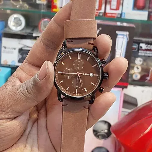 Fossil New Fashion Watch - Brown Strap
