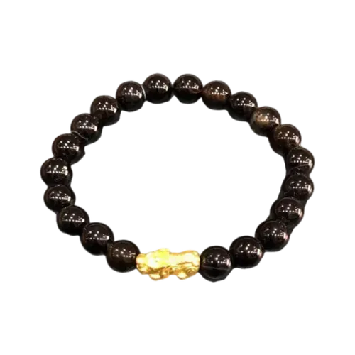 Black Ones Stone Bracelet 8mm