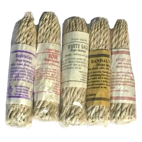 Nepal Handicraft Rolled Rope Incense