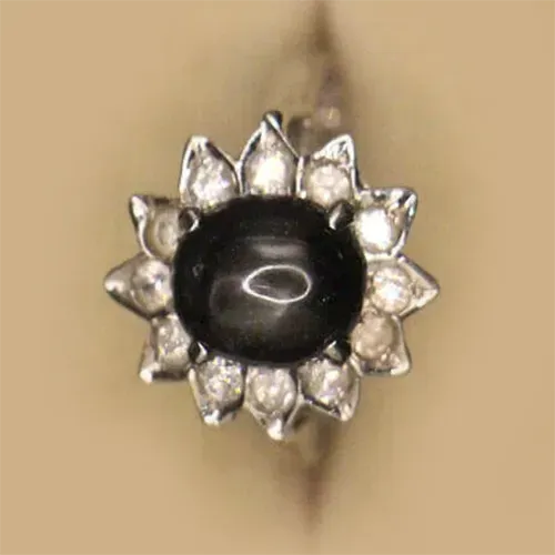 Nepal Handicraft Black Star Zirconya Ring