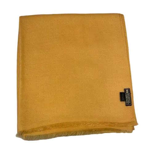 Nepal Handicraft Dark Yellow Pashmina