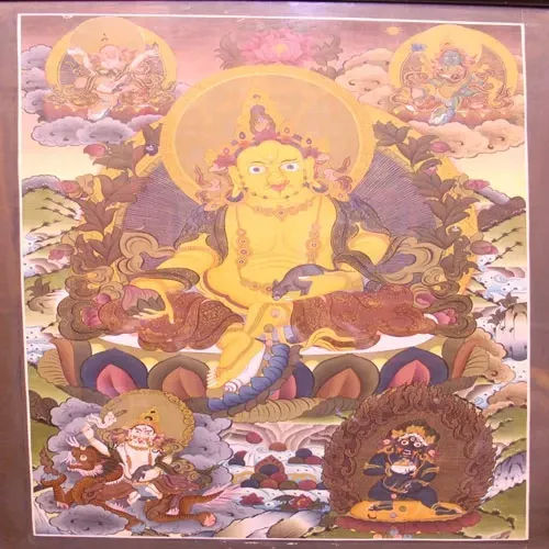 Nepal Handicraft Jambala Thangka Art