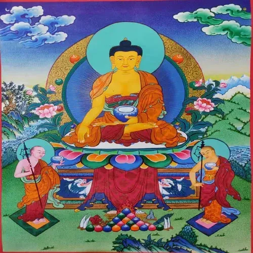 Nepal Handicraft Sakyamuni Buddha Thangka