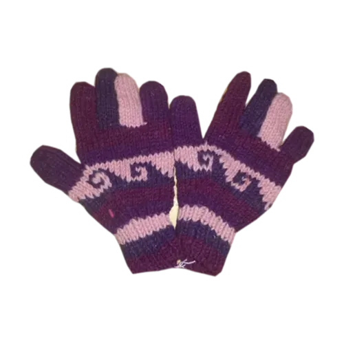 Nepal Handicraft Full Finger Woolen Gloves Made in Nepal