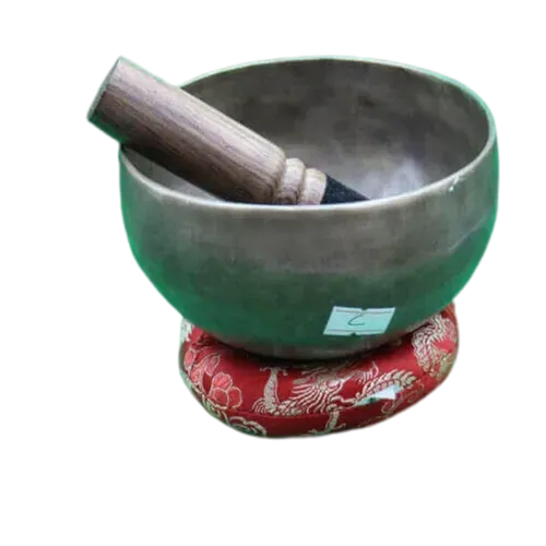 Nepal Handicraft Gray Plain Singing Bowl Made in Nepal