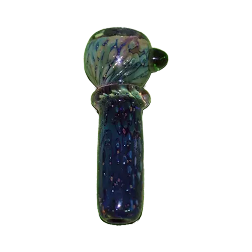 Nepal Handicraft Blue Glass Smoking Pipe