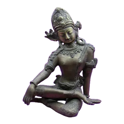 Nepal Handicraft Statue Of Green Tara