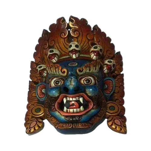 Nepal Handicraft Devil Dancing Mask Bhairaba