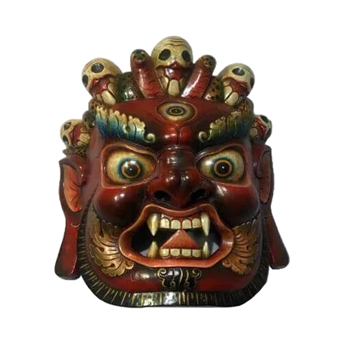 Nepal Handicraft Handmade Nepal Wooden Mask