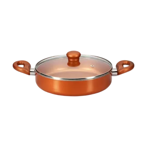 Butterfly Matchless Gold Saute Pan With Glass Lid – 250MM