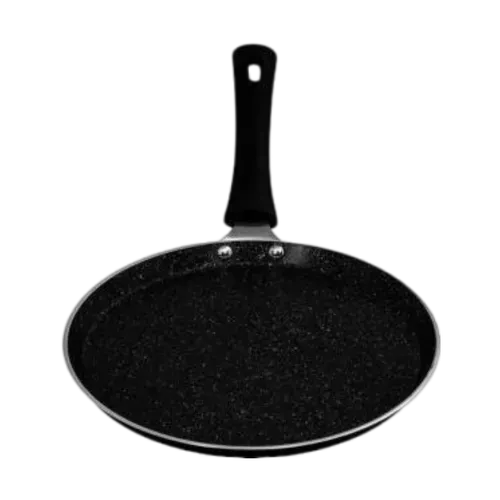 Butterfly Granza Non-Stick Aluminum Omni Tawa, 25 cm, Black and White