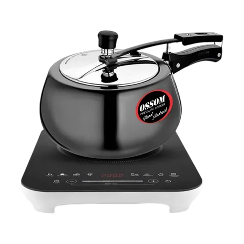 OSSOM Curve Hard Anodized Pressure Cooker–2L