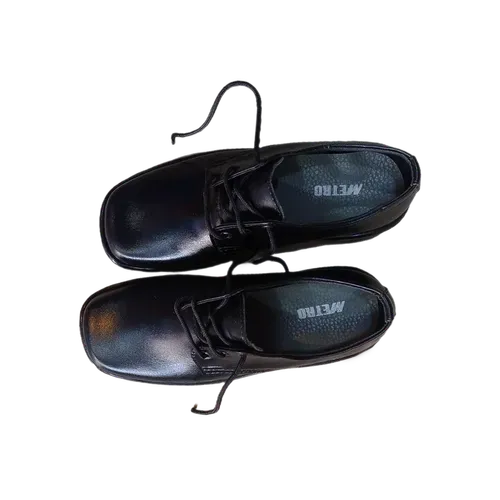 Metro Footwear Black Shoes, Style 455