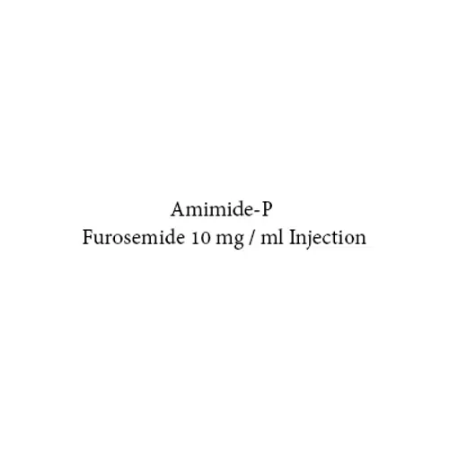 Amimide-P Injection | Furosemide 10 mg / ml Injection