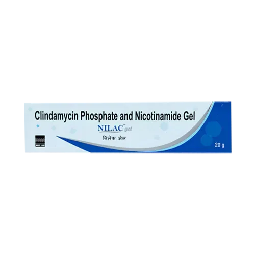 Nilac Gel 20 gm | Clindamycin and Nicotinamide Gel