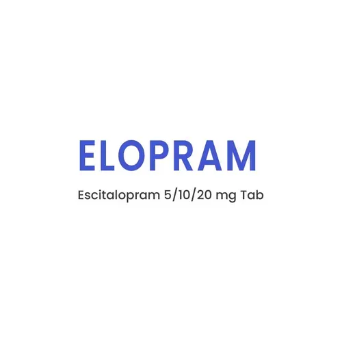 ELOPRAM tablet | Escitalopram 5/10/20mg