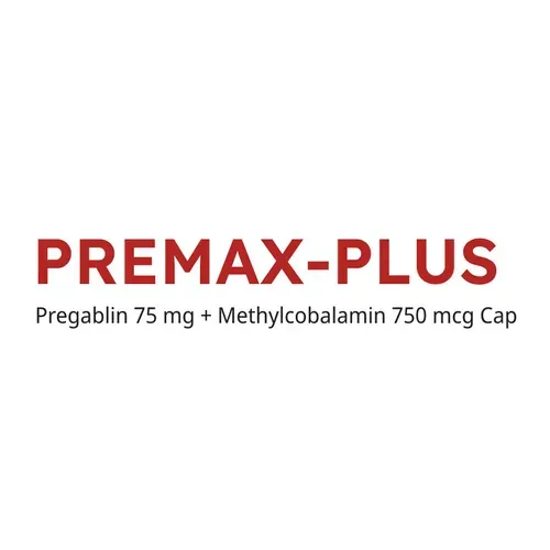 Premax-Plus | Pregabalin 75 mg and Methylcobalamin 750 mg Tablets
