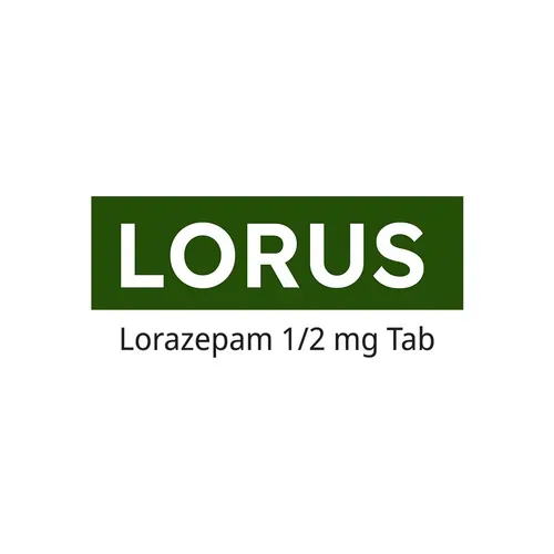 LORUS | Lorazepam 1/2 mg tablet